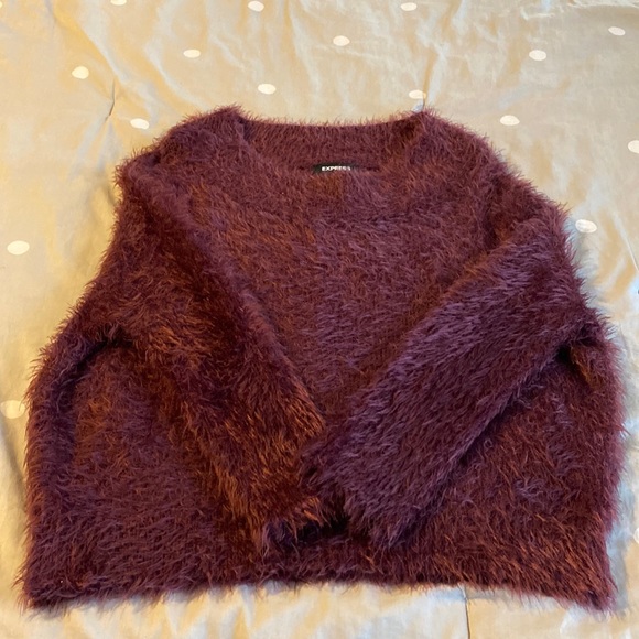 Express fuzzy sweater - Picture 1 of 4